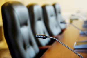 Empty board room