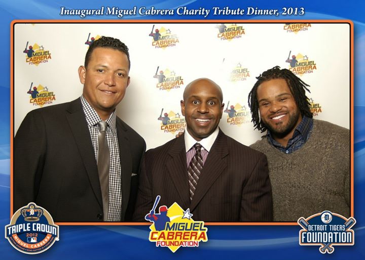 MLB Greats Miguel Cabrera and Prince Fielder and Jason Wize