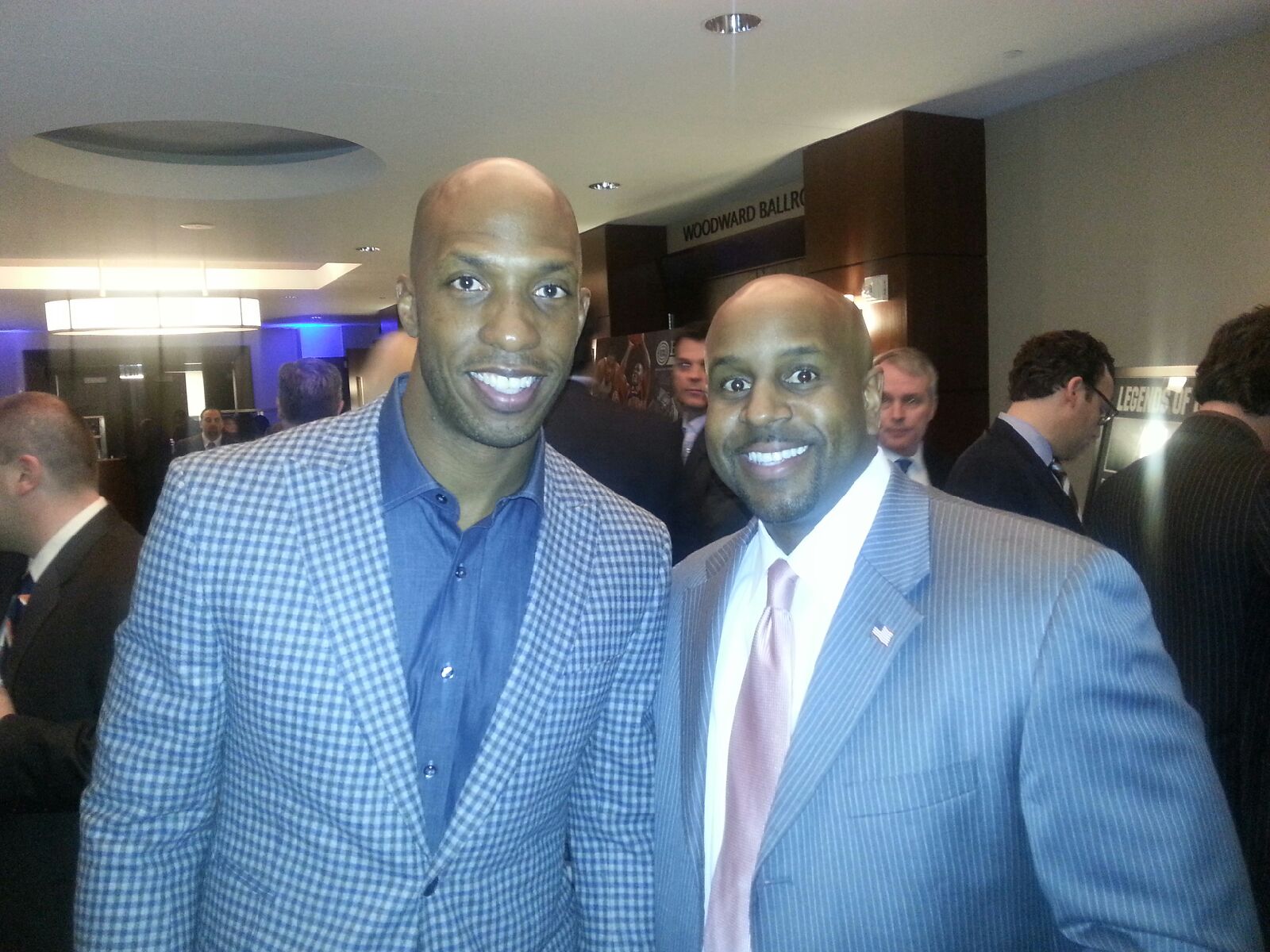 NBA Great Chauncey Billups and Jason Wize